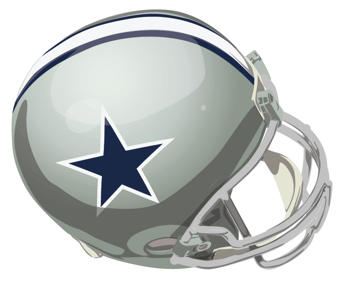 Dallas Cowboys 1964-1966 Helmet DIY iron on transfer (heat transfer)